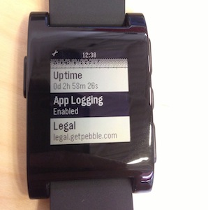 Enable AppLogging in the 'About' menu