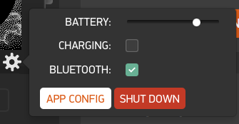 Settings popover