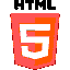 The HTML5 logo.