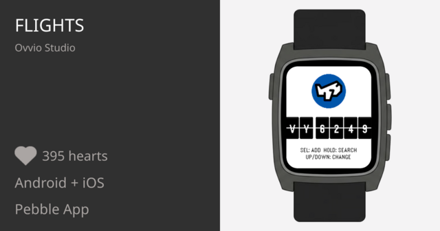 Flights - Pebble Appstore