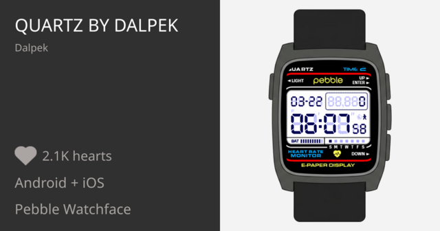 Quartz by Dalpek - Pebble Appstore