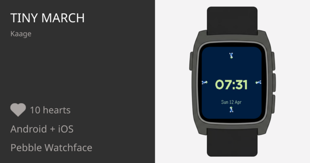 Tiny March - Pebble Appstore