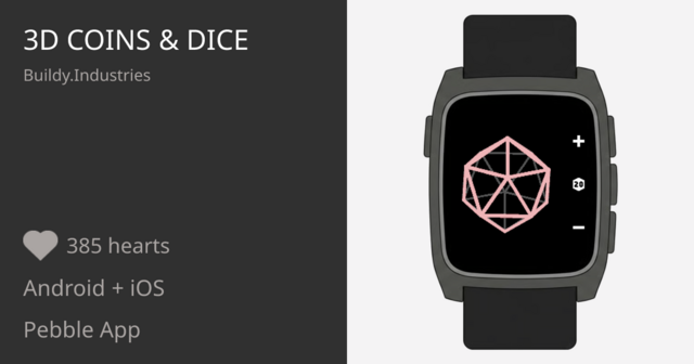 3D Coins & Dice - Pebble Appstore