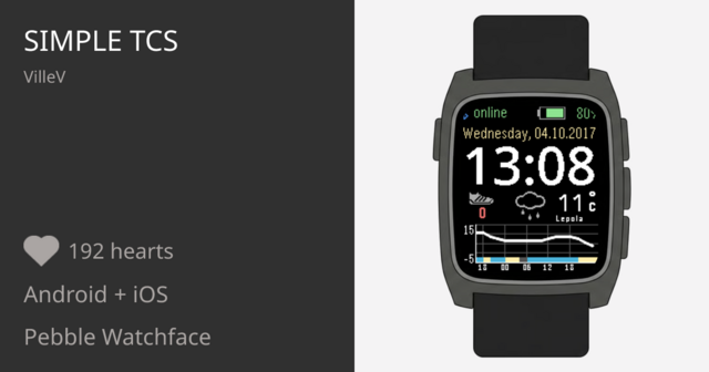 Simple TCS - Pebble Appstore