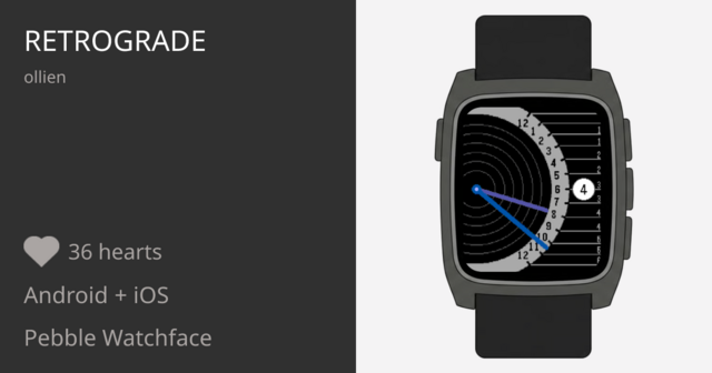 Retrograde - Pebble Appstore