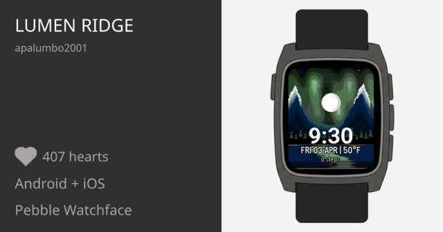 Lumen Ridge - Pebble Appstore