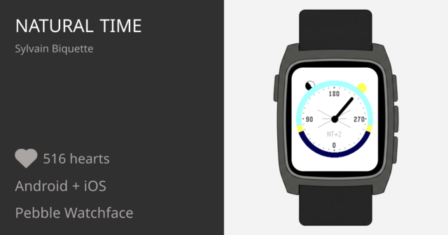Natural Time - Pebble Appstore