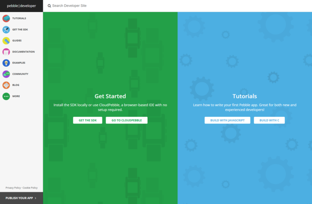 Pebble OS、Pebbleアプリ、Pebbleウォッチフェイスの開発についての概要