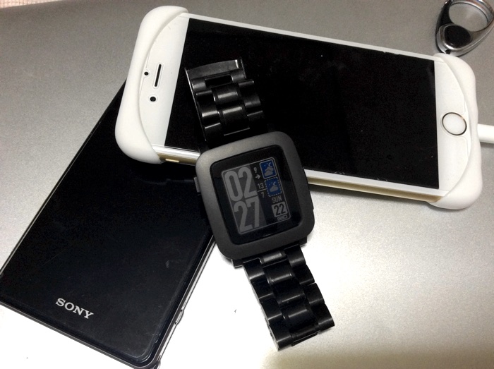 pebbleをペアにするスマホによる違い（androidとiPhoneとの違い）をまとめてみた