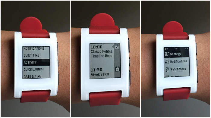 Pebble Classicにタイムラインが。公式イメージ2