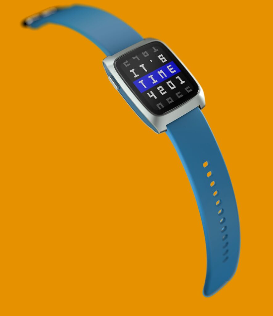 Pebble Time 2* ブルーモデルイメージ画像2